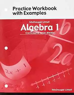 McDougal Littell Algebra 1: Concepts And - Paperback By MCDOUGAL LITTEL - Good • $4.84