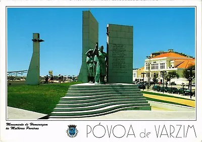 CPM AK Povoa De Varzim Monument Of Homenagem PORTUGAL (1343055) • $6.37
