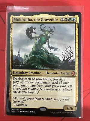 MTG Muldrotha The Gravetide Dominaria 199/269 Regular Mythic • $8.49