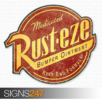 RUSTEZE STICKER Distressed Vinyl Car Sticker JDM Bomb Decal Wall Art • £2.79