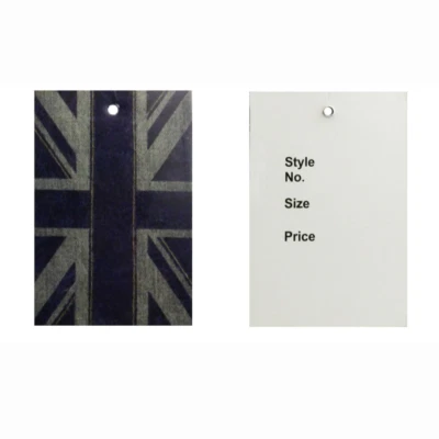 £4.59 • Buy Unstrung Union Jack Designer Tickets For Tagging Clothes Prices,style,size
