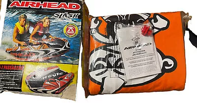 AIRHEAD Slash Float - 2-Rider - ORANGE - Steerable Performance Tube Water Ski • $89.99
