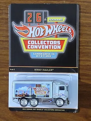 Hot Wheels HiWay Hauler  26th Collectors Convention #333 Of Only 1100 Made • $99