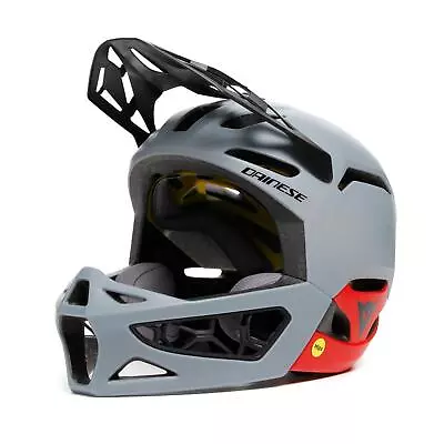 Dainese Linea 01 MIPS Full Face MTB / Enduro Helmet Grey Red S/M M/L L/XL • $151.58