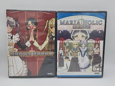 Maria Holic And Maria Holic Alive  Seasons 1 + 2 Sentai Filmworks (Vol 2 Sealed) • $30