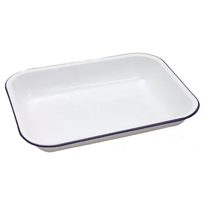 Falcon Enamel 28cm Bake Pan - White Enamel  • £10.49