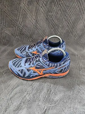 Mizuno Wave Elixir 7 Women Sz W10 Purple Orange Running Shoes Athletic Sneakers • $29.99