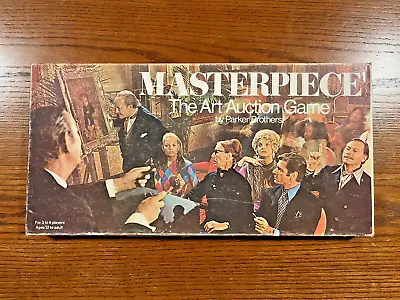 Vintage 1970 Masterpiece The Art Auction Game ~ Parker Brothers ~ 100% Complete • $44.95