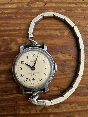 Vintage 1960 Columbia Shock Resistant German Made Women's Mechanical Wristwatch • $33