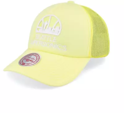 Mitchell & Ness Yellow NBA Seattle Supersonics Pastel Trucker HWC Snapback - • $24.95