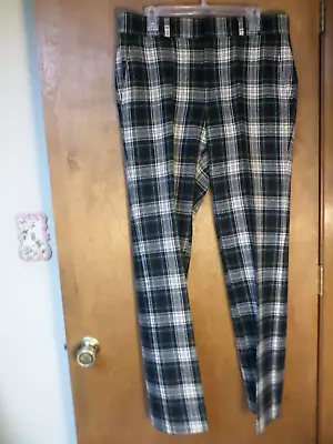 COOL-Vintage Pendleton Men's Green Plaid Flair/Bell Bottom Pants • $25