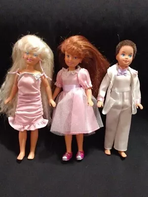 Vtg 90s Barbie Friends Sister Stacie Whitney Todd Dolls Mattel Fancy Party VGC  • $23.24