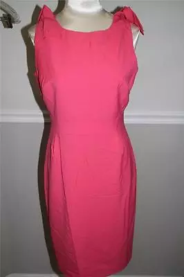 NWt J.CREW PINK ORIGAMI BOW DRESS IN STRETCH WOOL SIZE 10 #77756 (DR 1100) • $34.99
