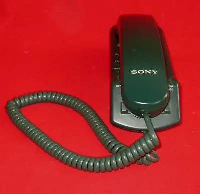  Vintage Sony Green Trim Line / Plusetone Telephone - IT-B3 • $8