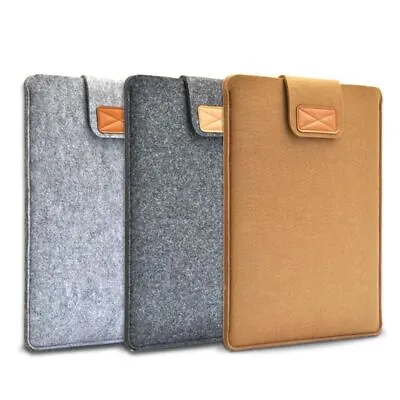 Fashion Wool Felt Sleeve Ultrabook Cover Laptop Case For Xiaomi HP Dell Lenovo • £15.20