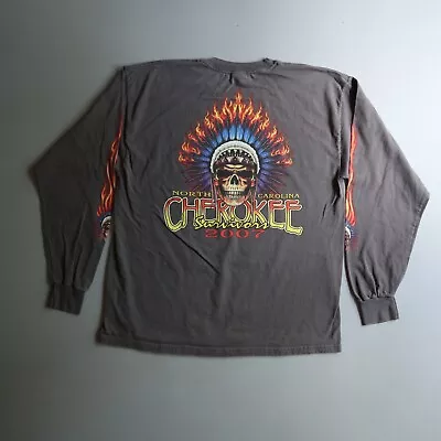 Vintage Cherokee Survivors Bike Rally Mens XL T Shirt 2007 Motorcycle Biker • $59