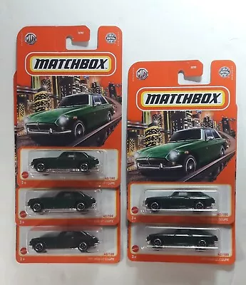 Matchbox 1971 MGB GT Coupe (lot Of 5) 42/100 Green • $12