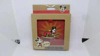 £18.81 • Buy Mickey Mouse Disney Rocking Chair Pin Oh Boy! Limited Edition 2020