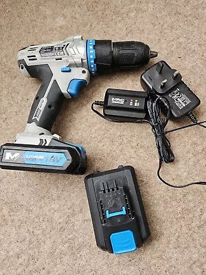 Mac Allister 18V 1.5Ah Li-ion Cordless Combi Drill (MSCD18-Li-2) With 2 Battery • £40