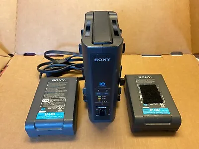 Sony BC-L50 Li-Ion Pro Video Charger W/2 Sony BP-L40 Battery 14.4V 2.7Ah V-Mount • $199.99