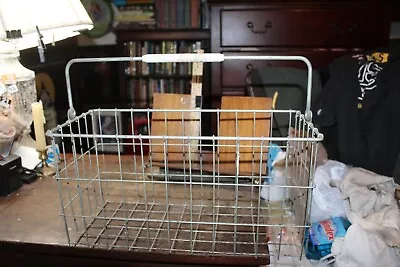 Vintage Metal Wire Basket 8  X 17  X 8-1/2  Locker Room • $15