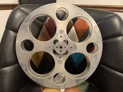 GOLDBERG BROTHERS 17” 35MM ALUMINUM FILM MOVIE REEL DENVER USA 3000 Ft Capacity • $100