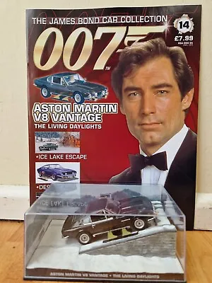 £19.99 • Buy James Bond Car Collection Aston Martin V8 Vantage The Living Daylights +mag #14