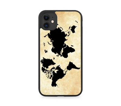 Vintage World Map Rubber Phone Case Cover Atlas Traveller Nautical Atlas B610 • £13.90