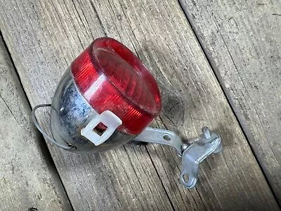 Vintage Muscle Bike Bicycle Light Cool Accessory Rear Red Light Dynamo Battery • $37.99