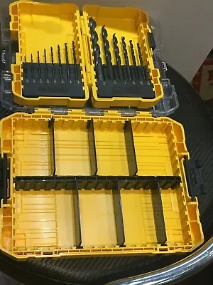 $23.75 • Buy DeWALT Connecting Tough Case ,Bit Parts Organizer With 15-PC Drill Bits Set