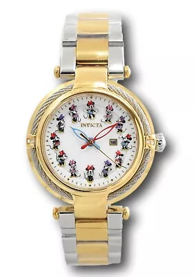 Invicta Disney Women's 40mm Minnie Mouse Limited Edition MOP Dial Watch 34113 • $125.55