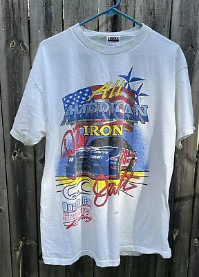 1996 Vintage Dale Jarrett Racing T Shirt Men's Sz XL Single Stitch Double Sided • $35.25