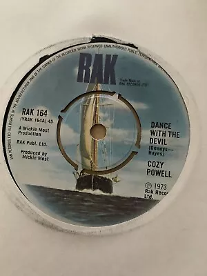 Cozy Powell    Dance With The Devil    7  Single   Rak    Rak 164    1973 • £2.50