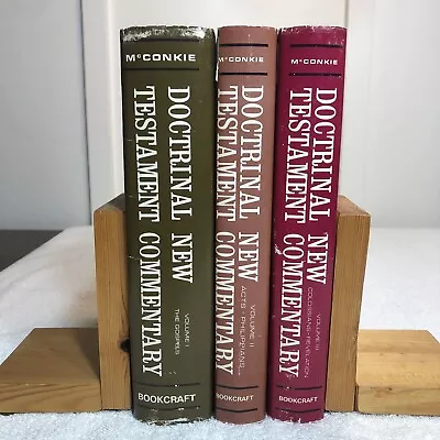 Doctrinal New Testament Commentary 3 Vol Set By Bruce R. McConkie (1988 HCDJVG) • $47.95