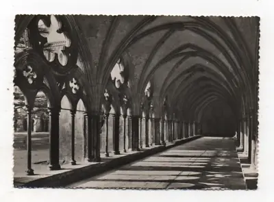 Wiltshire - Salisbury Cathedral The Cloisters - Vintage Real Photo Postcard • £2.99