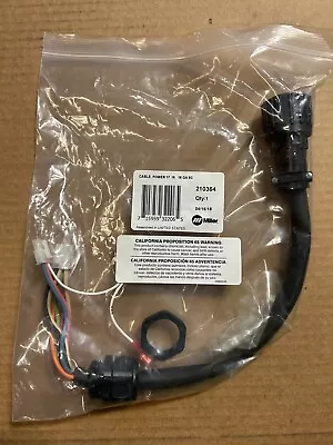 Miller 210364 Suitcase 12rc Power Input Cord • $110