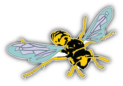 Wasp Animal Car Bumper Sticker Decal • $2.75