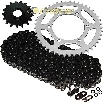 Black O-Ring Drive Chain And Sprockets Kit For Yamaha R1 YZF-R1 2004-2008 • $55.01