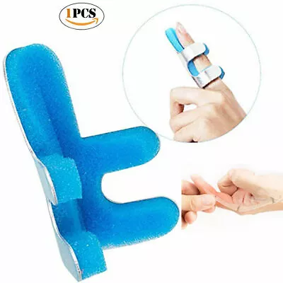 £4.98 • Buy SC Finger Splint Support Brace Pain Relief Trigger Fixing Straightener 1PCS - UK