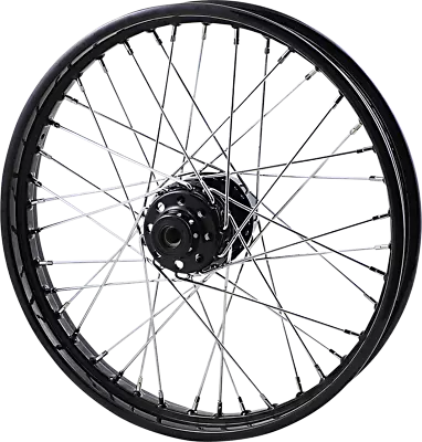 Drag Black Front 40 Spoke Wheel 19x2.50 Harley Sportster 883 Hugger 87-96 • $407.95