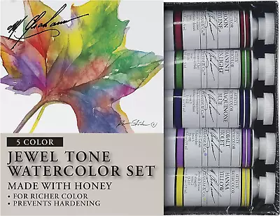 Tube Watercolor Paint Jewel Tone 5-Color Set 1/2-Ounce • $114.06