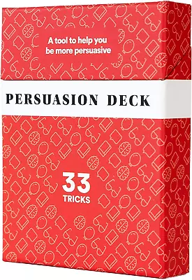 Persuasion Deck: Powerful Tool To Master Proven Persuasive 33 Different Tricks • $18