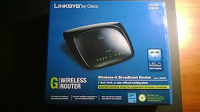 Cisco LINKSYS Wireless-G WRT54G2-V1 4-Port  Router   • $21.24