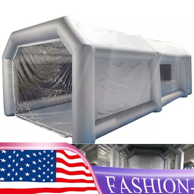 20x10x8FT Inflatable Spray Booth Paint Tent Mobile Portable Workstation Cabin • $449