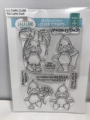 La-La Land Crafts CL056 You Lucky Duck Clear Stamp Set • $9.99