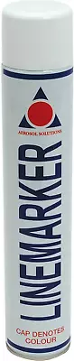 Aerosol Solutions 0901 Line Marker Spray Paint White 750ml • £8.17