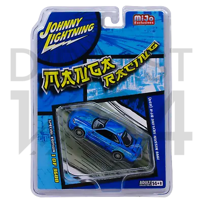 Johnny Lightning 1999 Nissan GT-R R34 Manga Racing - Blue • $17.95