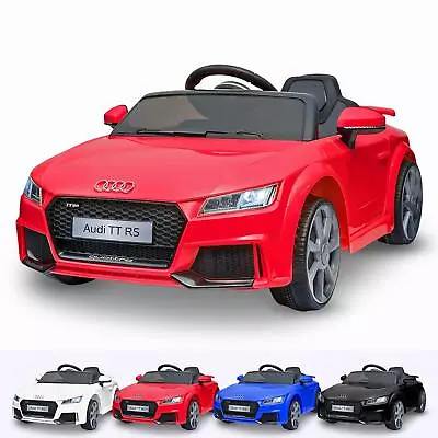 AUDI TT RS Licensed KIds RIde On Car 12V Twin Motor Battery Remote Control Cars • £139.95