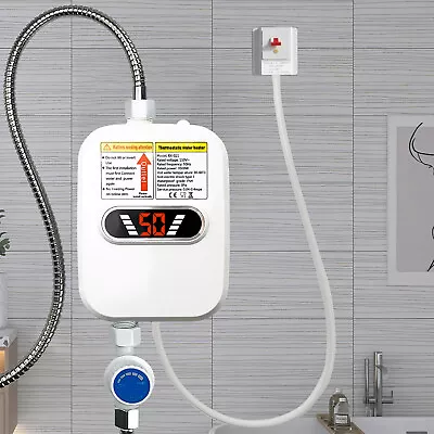 3500W Electric Tankless Water Heater Instant Hot Water Heater For Sink & Shower • $36.99