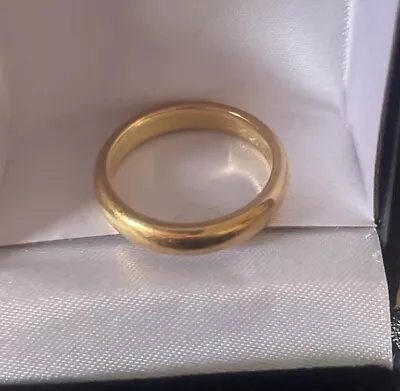 Vintage 22ct Gold Wedding Band / Ring 3.6g.  6.63g KBSP • £475